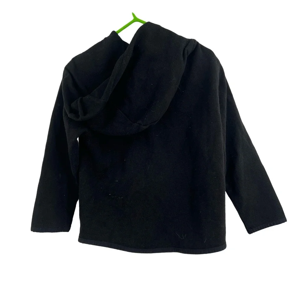 Gap Fit Black Zip Front Hoodie Kids‎ Size 5T